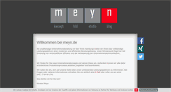 Desktop Screenshot of meyn.de